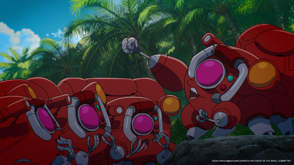 夏アニメ『攻殻機動隊 THE GHOST IN THE SHELL』第03話「JUNK JUNGLE ii + MEGATECH MACHINE i + ii」場面カット