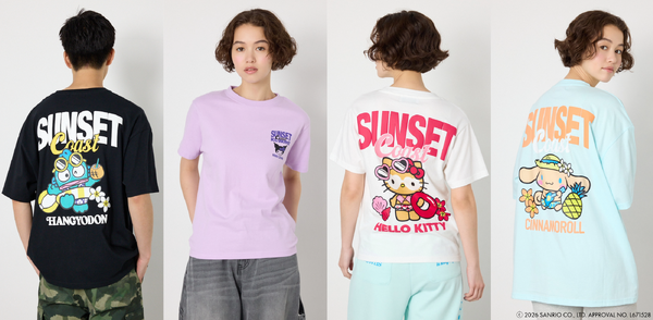サンリオキャラクターズ)SUNSET Tシャツ