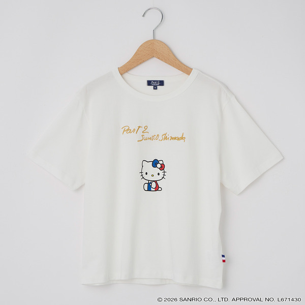 ハローキティトリコロールプリントＴシャツ
