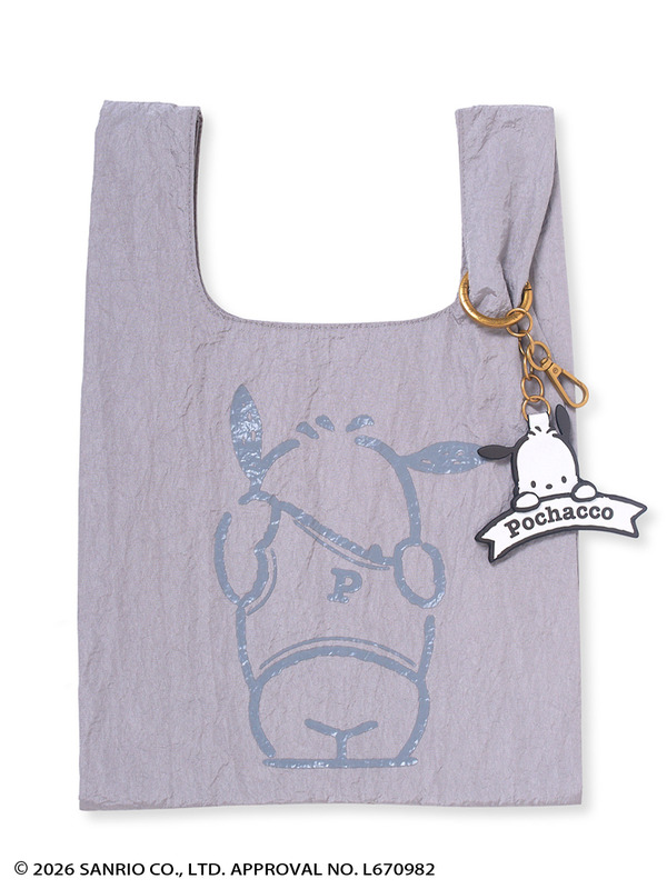 【ポチャッコ】チャーム付きトートバッグ
