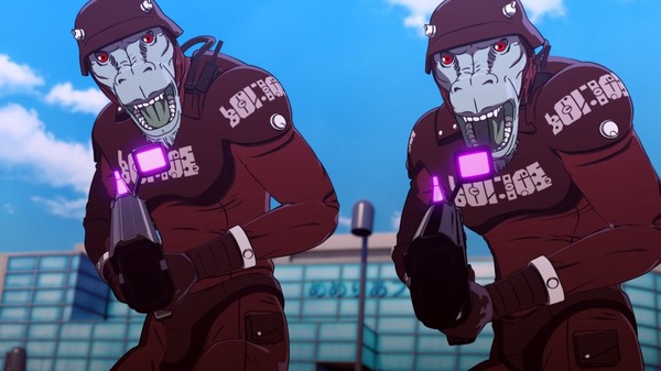 『サンダー３』第3話「ALIENS」場面カット
