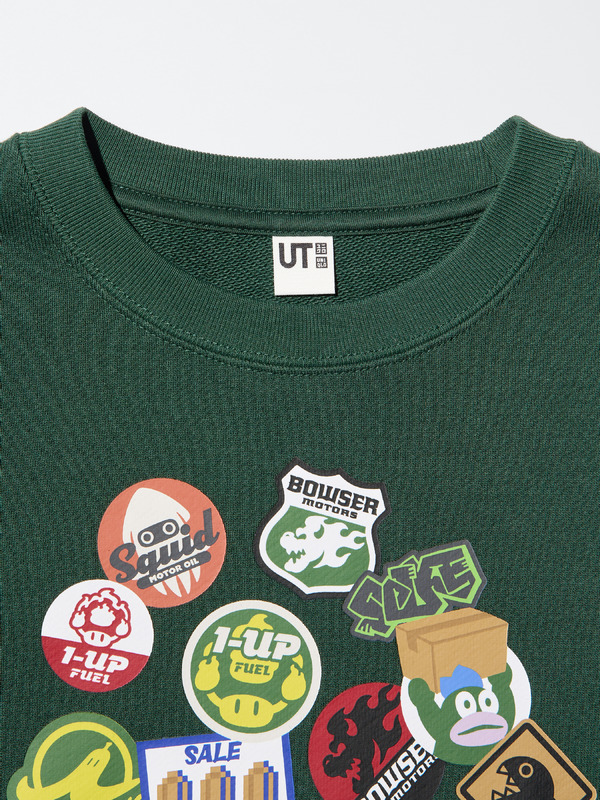 「『マリオカート ワールド』UTコレクション」KIDS スウェット（4 柄）