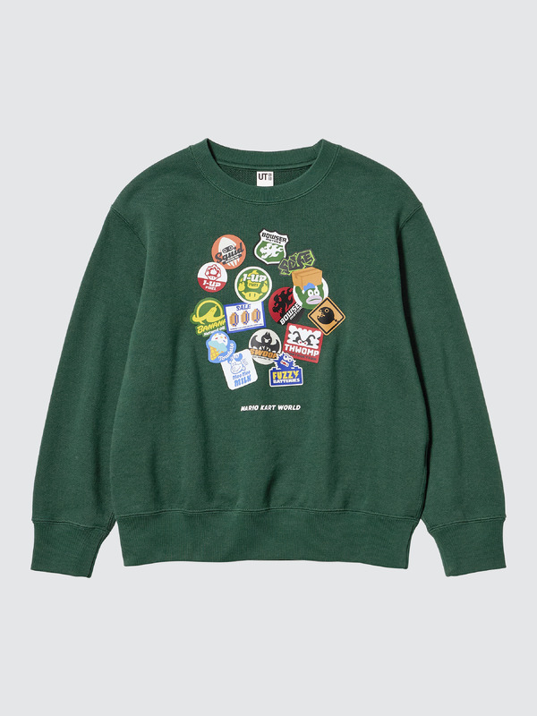 「『マリオカート ワールド』UTコレクション」KIDS スウェット（4 柄）