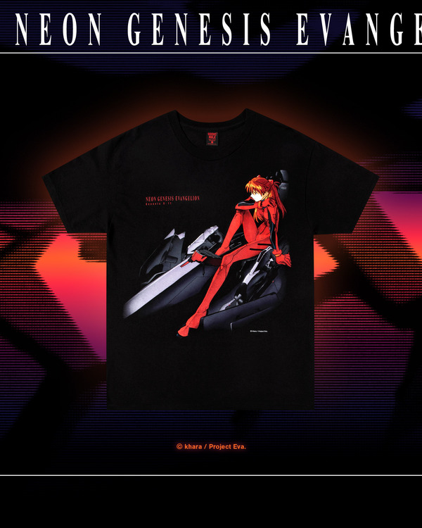 NEON GENESIS EVANGELION × GEEKS RULE SILKSCREEN PRINTING T SHIRT 