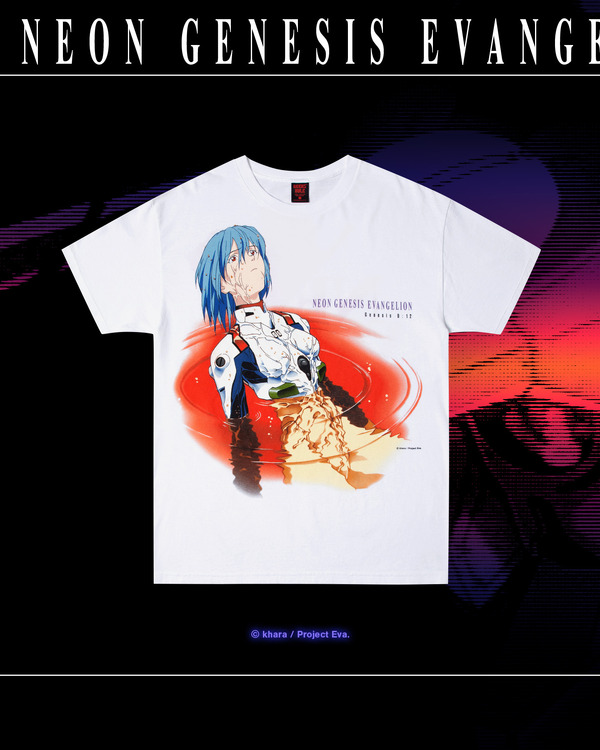 NEON GENESIS EVANGELION × GEEKS RULE SILKSCREEN PRINTING T SHIRT 