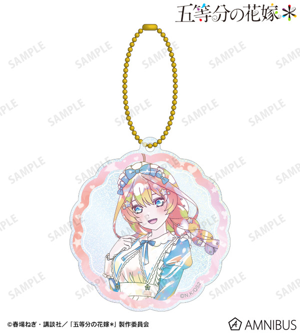 TVスペシャルアニメ『五等分の花嫁＊』描き下ろし 中野五月 星空メイドver. Ani-Art KAWAII label グリッターアクリルキーホルダー