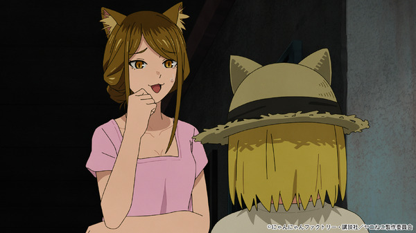 夏アニメ『ヤニねこ』第5話「ニャーたち秘境に行くにゃ」場面カット