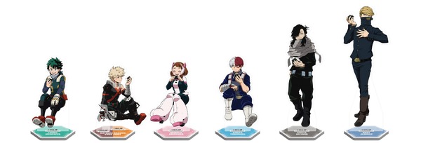 「僕のヒーローアカデミア キャラポップストア」アクリルスタンド（2026）　全6種