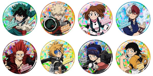 「僕のヒーローアカデミア キャラポップストア」缶バッジコレクション（2019）　ランダム全8種