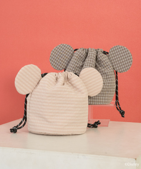 【Mickey＆Friends】巾着バッグ