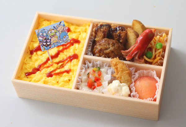 「はぴだんぶい駅弁」イメージ（中身）