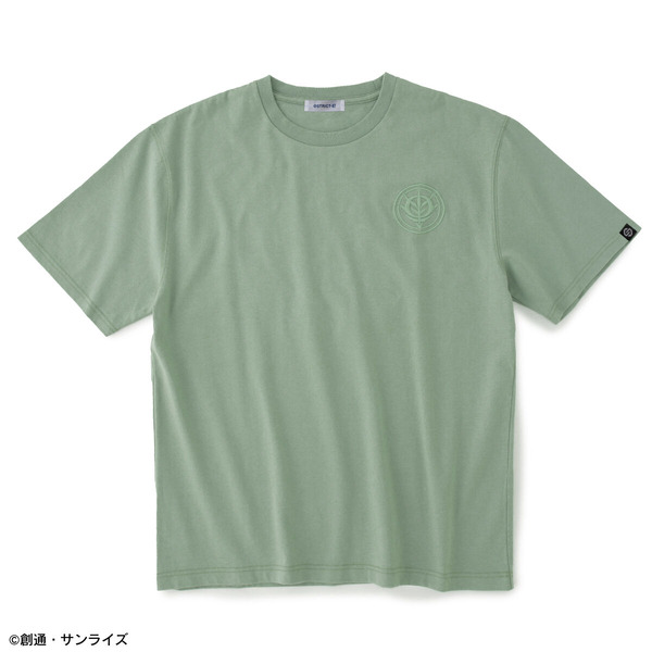 STRICT-G『機動戦士ガンダム』ロゴマーク刺繍Tシャツ ジオン公国【再販売：10月お届け】