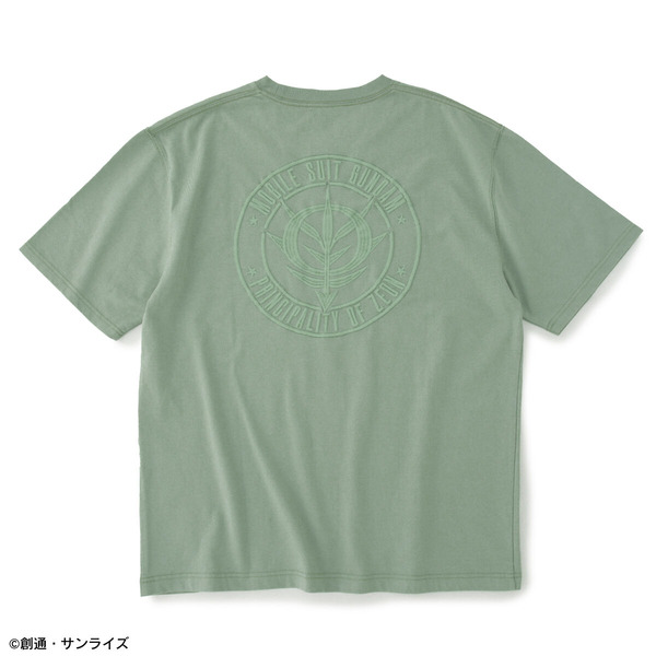 STRICT-G『機動戦士ガンダム』ロゴマーク刺繍Tシャツ ジオン公国【再販売：10月お届け】