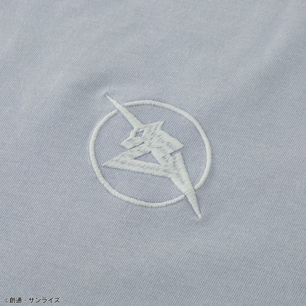 STRICT-G『機動戦士ガンダム 逆襲のシャア』ロゴマーク刺繍Tシャツ アムロ・レイ【再販売：10月お届け】