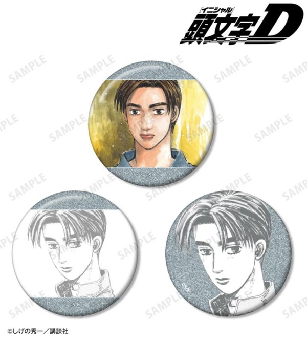 原作イラストグリッター缶バッジ3個セット