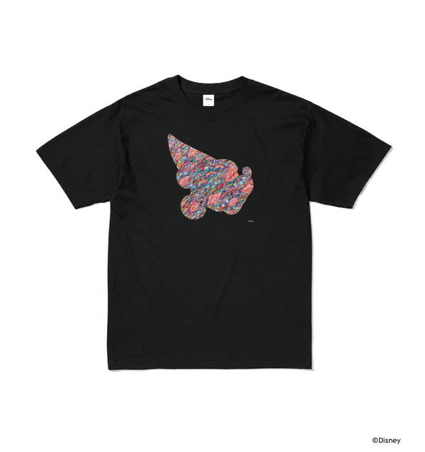 Mickey Mouse / Silk Print T-shirt Designed by ロッカクアヤコ