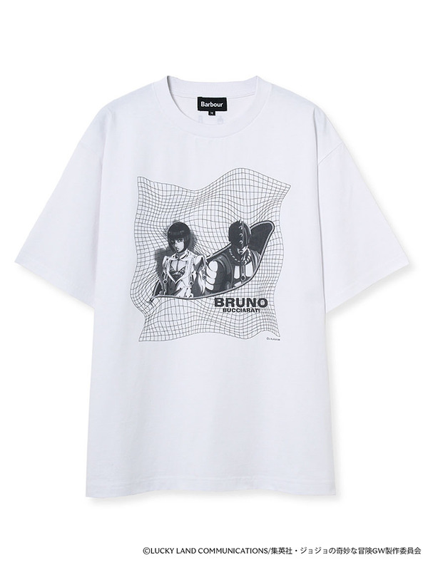 アニメ「ジョジョの奇妙な冒険 黄金の風」×バブアーコラボTシャツ