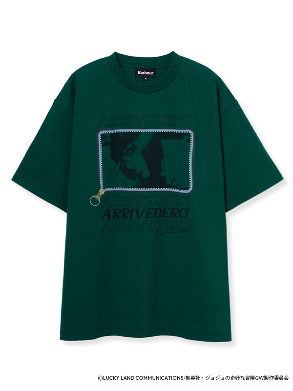 アニメ「ジョジョの奇妙な冒険 黄金の風」×バブアーコラボTシャツ