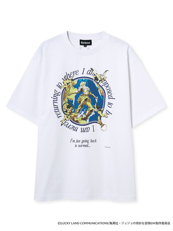 アニメ「ジョジョの奇妙な冒険 黄金の風」×バブアーコラボTシャツ