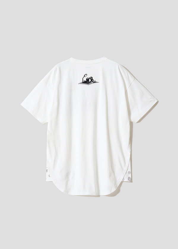 『ドラえもん』×グラニフ　「タイムマシン｜サイドガゼットTシャツ」