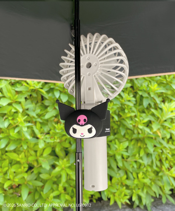 サンリオキャラクターズ　傘用ハンディファンホルダー