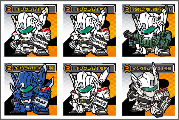 「機動警察パトレイバー EZY File 2 公開記念POP-UPショップ 新宿」エポスカード会員特典：でふぉるメカステッカー