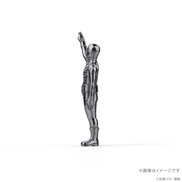 ショッカー戦闘員（骨） シルバー925ミニフィギュア