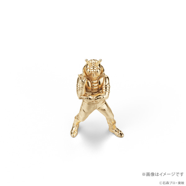 仮面ライダーV3　18金ミニフィギュア