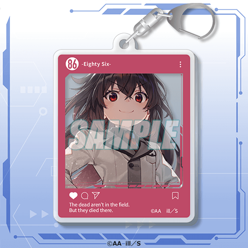 C賞：SNS風アクリルキーホルダー(全9種)