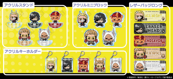 アニメ『僕のヒーローアカデミア』「POTEmochoシリーズ」第6弾 商品ラインナップ