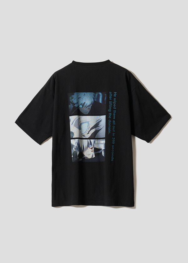『呪術廻戦』×グラニフ　「0.2秒の領域展開｜ビッグシルエットTシャツ」　背面