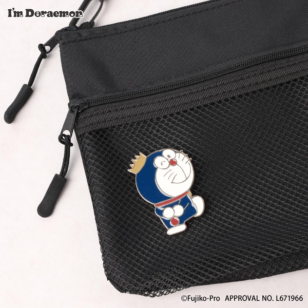I'm Doraemonシリーズ「ピンバッジ」　使用イメージ