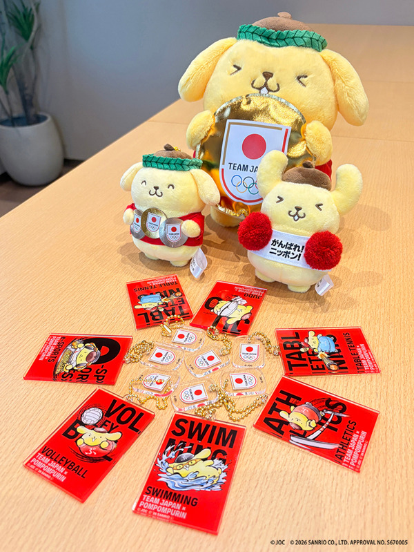 「TEAM JAPAN」×「ポムポムプリン」