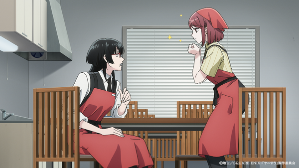 夏アニメ『スーパーの裏でヤニ吸うふたり』7本目（第7話）「スーパーの裏と夏の終わり」先行カット