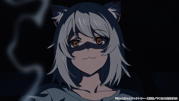 夏アニメ『ヤニねこ』第8話「ニャーたちも師走は走るにゃ」場面カット
