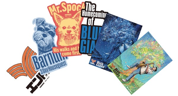 「The Homecoming of BLUE GIANT」開催を記念したオリジナルステッカー（全6種）