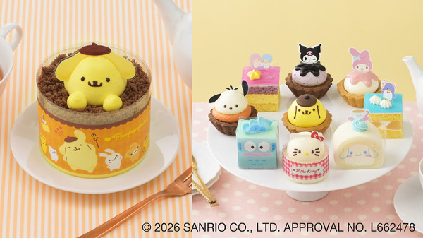 ポムポムプリンのプリン風ケーキ・＜サンリオキャラクターズ＞スイーツコレクション（9個入）