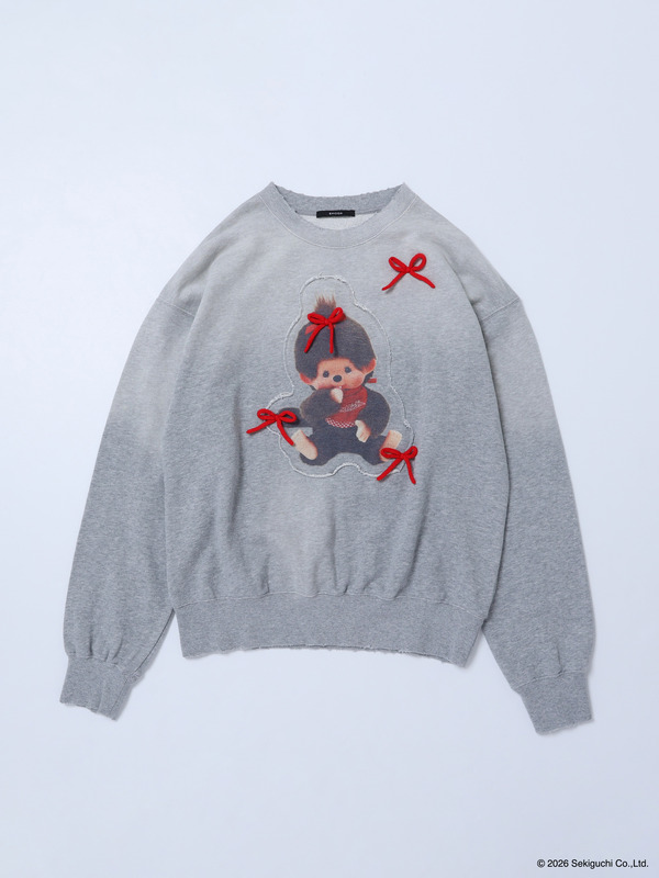 【Monchhichi×EMODA】フォトプリントオーバースウェット