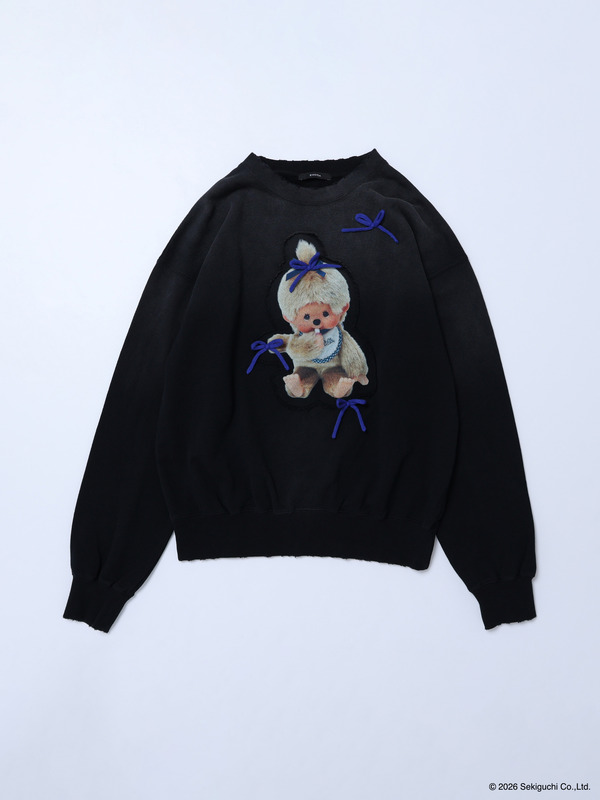 【Monchhichi×EMODA】フォトプリントオーバースウェット