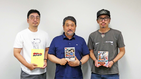 （左から）「菅井進」副監督、「瀬下寛之」総監督、「井手恵介」監督
