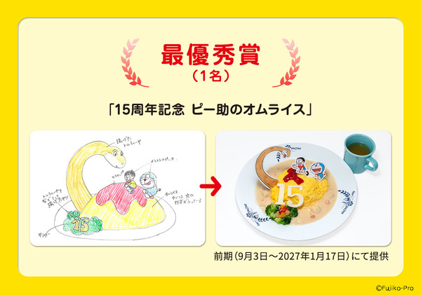 川崎市 藤子・F・不二雄ミュージアム開館15周年記念企画「Fのひと皿」コンテストメニューの結果発表
