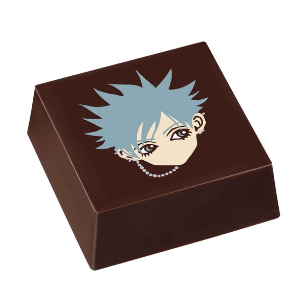 SHINオレンジフィリングをダークチョコレートで包みました。