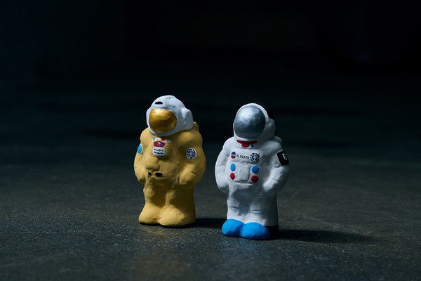 宇宙兄弟 瀬戸焼 兄弟土人形
