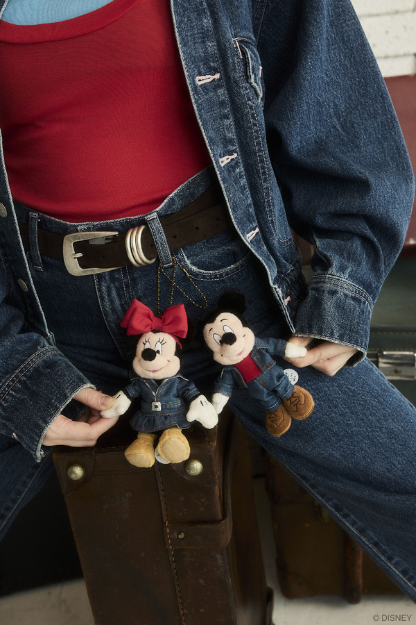 ミッキー＆ミニーがデニムスタイルに！秋冬コーデにもってこい☆シャツ、バッグ、ぬいが登場「MM DENIM STYLE COLLECTION」9月2日発売