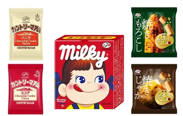 不二家のお菓子詰め放題 使用商品例