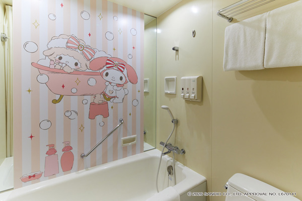 東京ドームホテルの「マイメロディルーム」