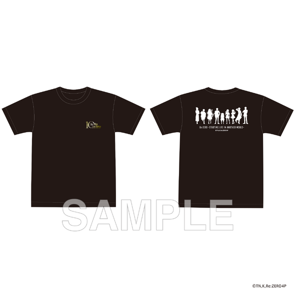 『Re:ゼロから始める異世界生活』Tシャツ 10th Anniversary ver.（L/XL）