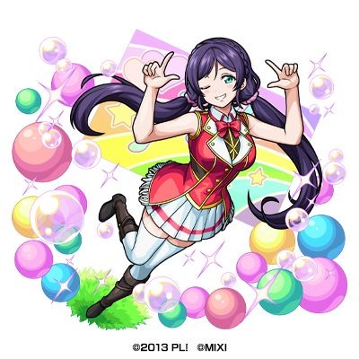 闇属性 ★6μ's のメンバー 東條 希（進化）