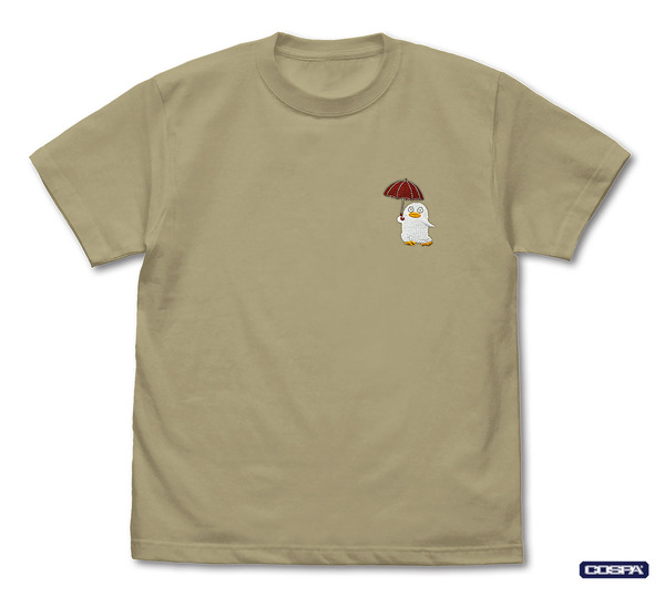 『銀魂』エリザベス ワンポイント刺繍Tシャツ（SAND KHAKI）