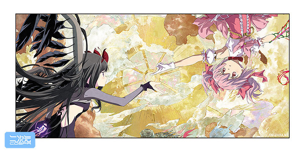 まどか＆ほむら フタ付きフルカラーマグカップ